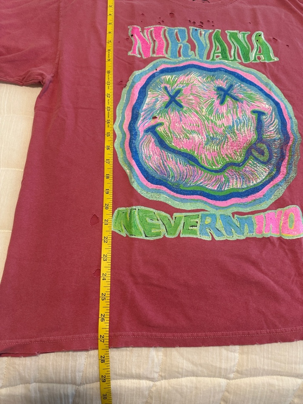 NWOT Urban Outfitters Nirvana Graphic Tee - Picture 8 of 9